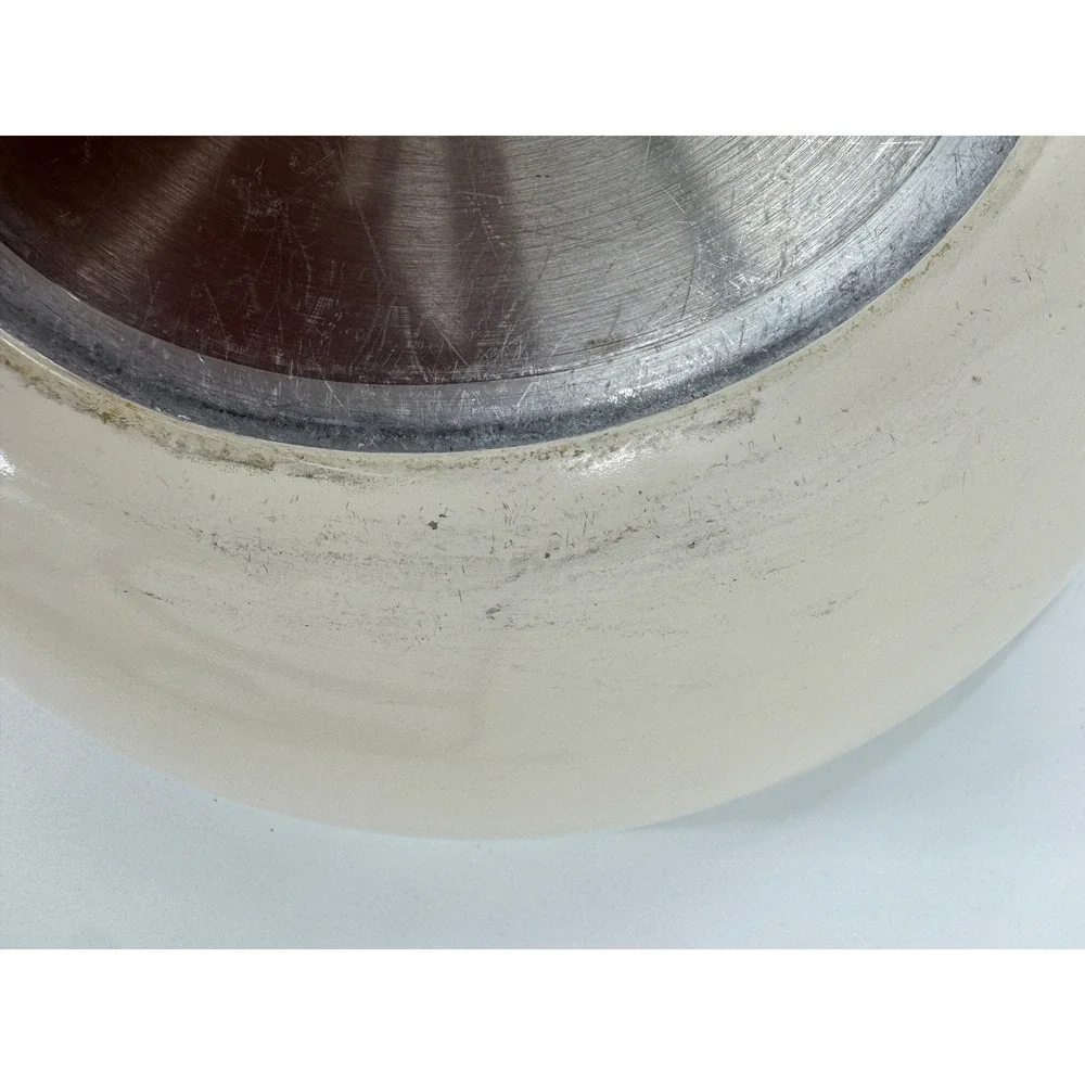 Caraway Ceramic Non-Stick Fry Pan 10.5 Inch Cream Grey Stainless Handle
